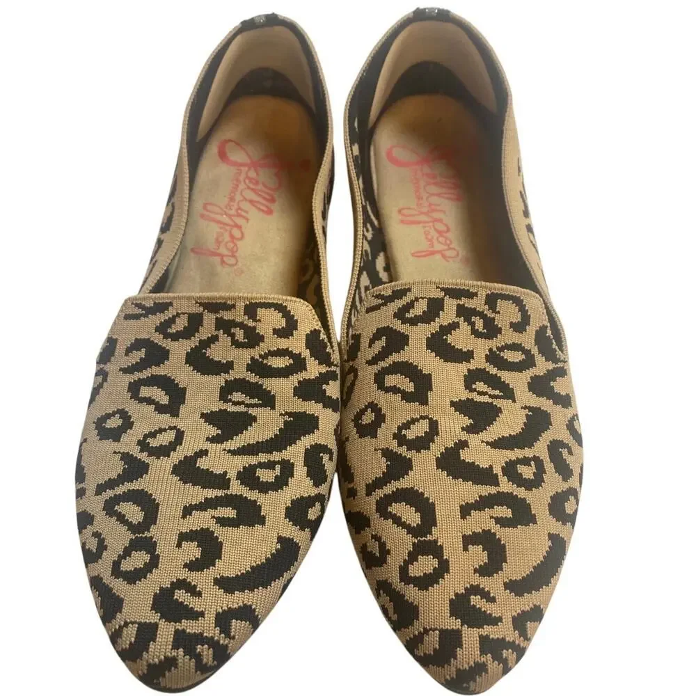 JellyPop Memory Foam cheetah print size 10M